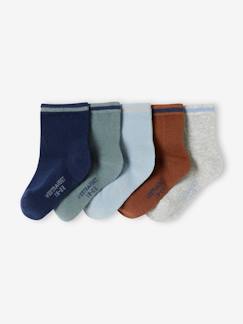 Baby-Set van 5 paar gekleurde sokken voor babyjongen