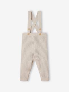 Baby-Broek, jean-Tricot babylegging met bretels