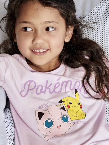 Tweekleurige korte pyjamabroek Pokemon® lavendel - vertbaudet enfant 