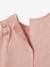 Bedrukt baby-T-shirt met lange mouwen ecru+roze (poederkleur) - vertbaudet enfant 