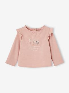 Baby-Bedrukt baby-T-shirt met lange mouwen