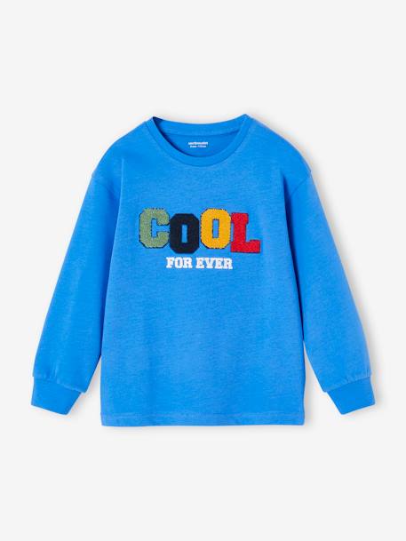 Cool shirt voor jongens felblauw - vertbaudet enfant 