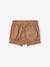 Set met 2 fluwelen shorts cappuccino - vertbaudet enfant 