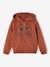 Ritssweater mt capuchon sport BASICS jongens 6400+6530+dennen+gemêleerd wit+zwart - vertbaudet enfant 