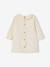 Tricot jurk met fantasiesteek baby paars+vanille - vertbaudet enfant 