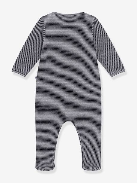 Gestreept slaappakje PETIT BATEAU marineblauw, gestreept - vertbaudet enfant 