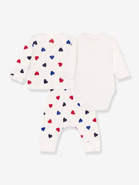 3-delige babyset PETIT BATEAU wit - vertbaudet enfant 