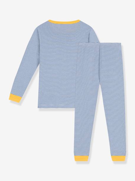 Gestreepte pyjama PETIT BATEAU blauw, gestreept - vertbaudet enfant 