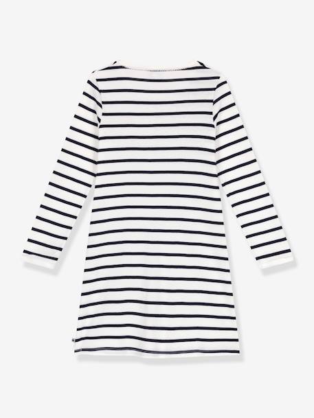 Gestreept nachthemd PETIT BATEAU blauw, gestreept - vertbaudet enfant 