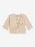 Cardigan baby geribbeld tricot van biologisch katoen PETIT BATEAU beige - vertbaudet enfant 