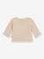 Cardigan baby geribbeld tricot van biologisch katoen PETIT BATEAU beige - vertbaudet enfant 