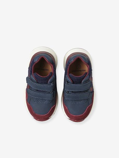 Sneakers met klittenband voor jongens veel blauw - vertbaudet enfant 