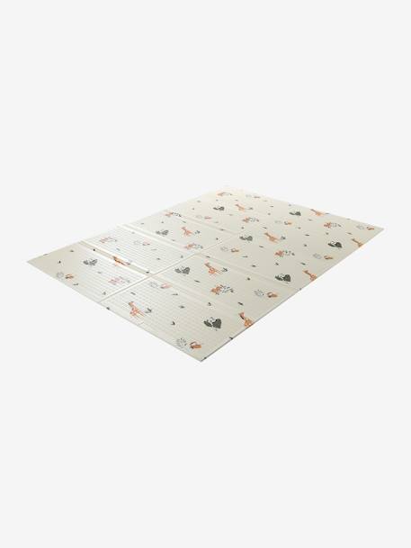 Waterdichte mat voor motoriek beige+blauw+groen+meerkleurig - vertbaudet enfant 