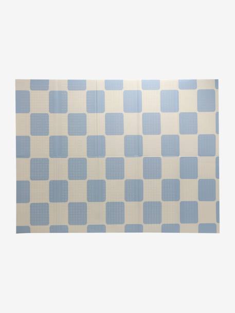 Waterdichte mat voor motoriek beige+blauw+meerkleurig - vertbaudet enfant 