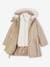 3-in-1 parka met capuchon meisje: taupe - vertbaudet enfant 