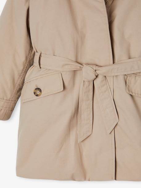 3-in-1 parka met capuchon meisje: taupe - vertbaudet enfant 