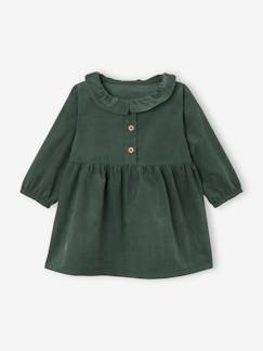 Baby-Corduroy babyjurk met kraagje