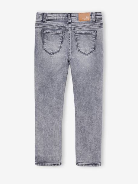 Smalle jeans large meisjes denimgrijs+donkerblauw+middenblauw - vertbaudet enfant 