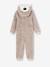 Pyjamapak met capuchon en walrus voor jongens gemêleerd beige - vertbaudet enfant 