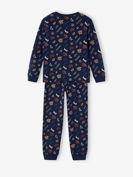 Jongenspyjama 'Good night' met glow-in-the-dark motieven van jersey marineblauw - vertbaudet enfant 