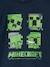 T-shirt Minecraft® korte mouwen nachtblauw - vertbaudet enfant 
