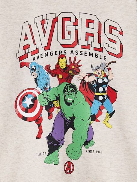 Jongens-T-shirt van Marvel® Avengers gemêleerd beige - vertbaudet enfant 