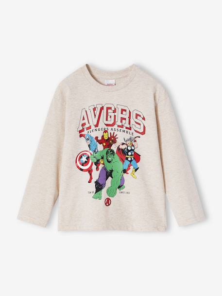 Jongens-T-shirt van Marvel® Avengers gemêleerd beige - vertbaudet enfant 