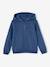 Ritssweater mt capuchon sport BASICS jongens 6400+6530+dennen+gemêleerd wit+zwart - vertbaudet enfant 