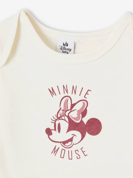 Set met 2 babyrompers met Disney® Minnie rozen - vertbaudet enfant 