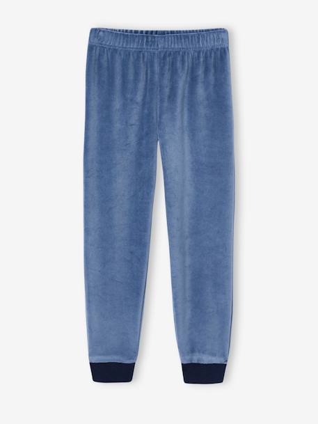 Set van 2 'ruimte' fluwelen pyjama's voor jongens marineblauw - vertbaudet enfant 