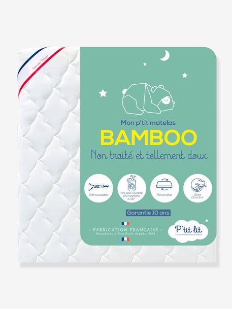 Onbehandeld bamboe babymatrasje P'TIT LIT wit - vertbaudet enfant 