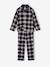 Pyjama dino flanel ruitjes jongens 6392 - vertbaudet enfant 