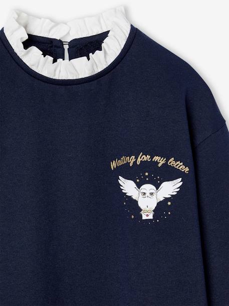 Preppy sweaterjurk met Hedwig-motief Harry Potter® marineblauw - vertbaudet enfant 