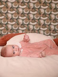 Baby-Pyjama, surpyjama-Aanpasbaar fluwelen slaappakje voor baby met kraag