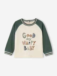 Baby-T-shirt, souspull-Colourblock T-shirt baby lange mouwen