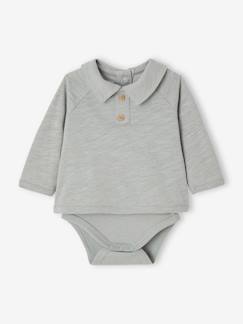 Baby-Geboorte rompershirt met lange mouwen