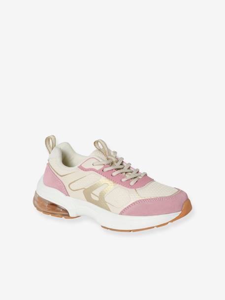 Sneakers met veters veel roze - vertbaudet enfant 