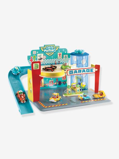 Crazy motors garage DJECO meerkleurig - vertbaudet enfant 