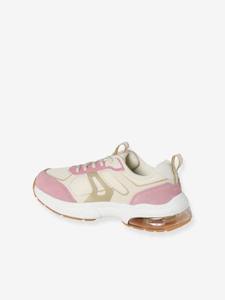 Sneakers met veters veel roze - vertbaudet enfant 