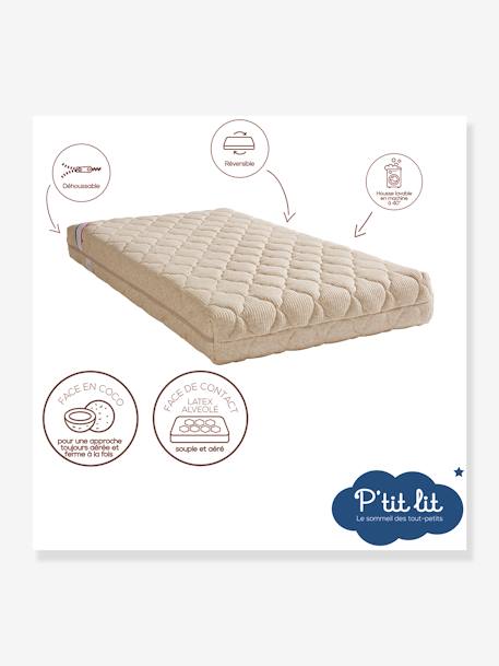 Babymatras met afneembare hoes Coconut thermoregulerend wit - vertbaudet enfant 