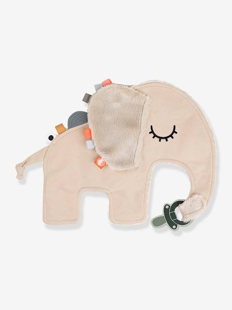 Knuffel met fopspeenbevestiging Elphee DONE BY DEER zandbeige - vertbaudet enfant 