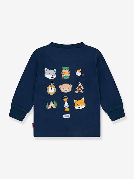 Babysweater Critter Hiking Icons LEVI'S® blauw - vertbaudet enfant 