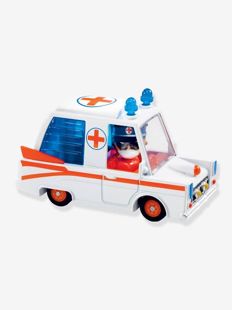 Crazy motors Hurry Ambulance DJECO wit - vertbaudet enfant 