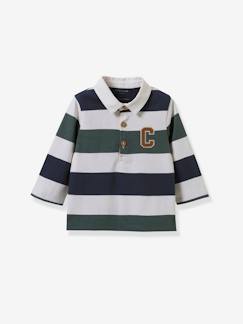 Baby-T-shirt, souspull-Rugbypolo baby's - biologisch katoen CYRILLUS