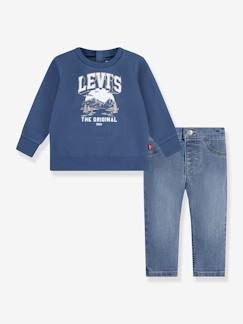 Baby-Babyset-Set sweater + jeans baby LVB Mountain Crew en broek set LEVI'S