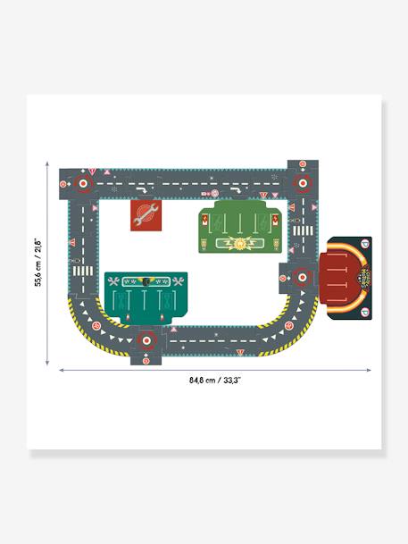 Stadscircuit-puzzel giga DJECO meerkleurig - vertbaudet enfant 