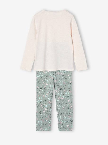 Pyjama voor meisjes Disney® Marie Aristokatten saliegroen - vertbaudet enfant 