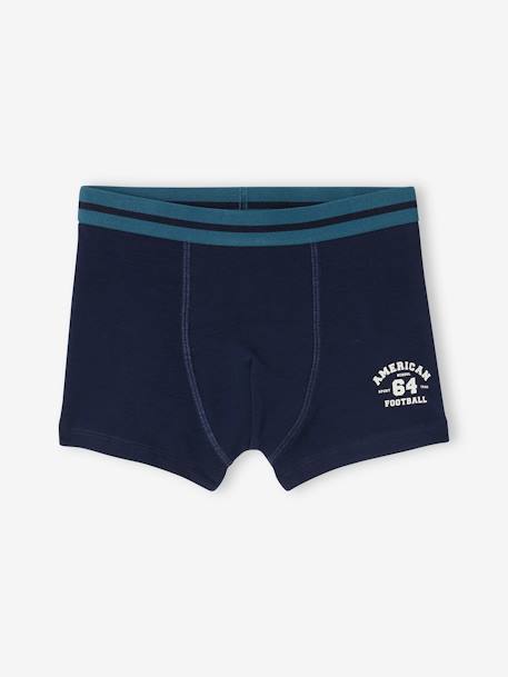 Set van 5 jongensboxers marineblauw - vertbaudet enfant 