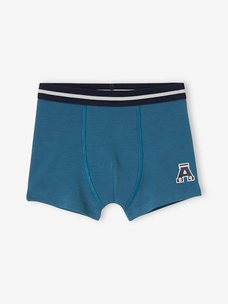 Set van 5 jongensboxers marineblauw - vertbaudet enfant 