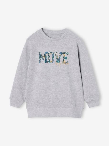 Set lange sweater en legging meisjes antraciet+gemêleerd grijs - vertbaudet enfant 